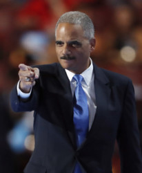Eric Holder Eric Holder on stage