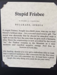 Museum of Broken Relationships