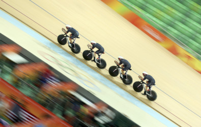 Olympians in motion: Cycling Track