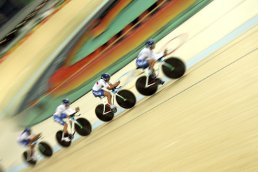 Olympians in motion: Cycling Track