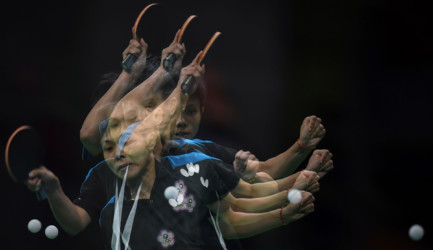 Olympians in motion: Table tennis