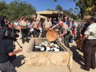 San Diego Zoo burns $1M in rhino items Photo/May Lee CCTV San Diego Zoo burns $1M in rhino items Photo/May Lee CCTV
