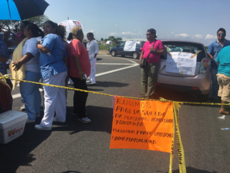 Public service strike in Veracruz