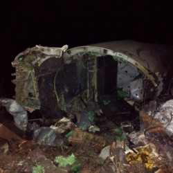 Pakistan air crash Pakistan air crash wreckage