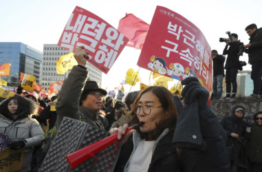 South Koreans react after impeachment of President Park South Koreans react after impeachment of President Park
