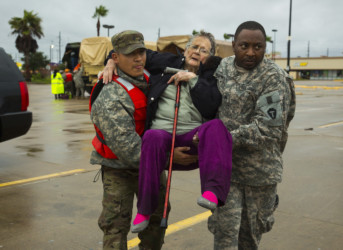 Houston seeks refuge from Harvey