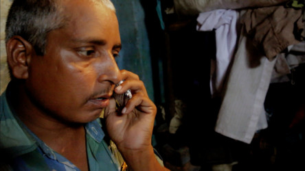 A HARD LAND FOR WOMEN Aidesh listens to the last voicemail his daughter Suyata left on his phone