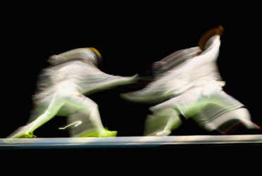 Olympians in motion: Women's Fencing