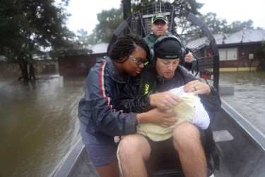 Houston seeks refuge from Harvey