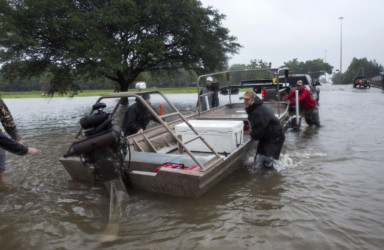 Houston seeks refuge from Harvey