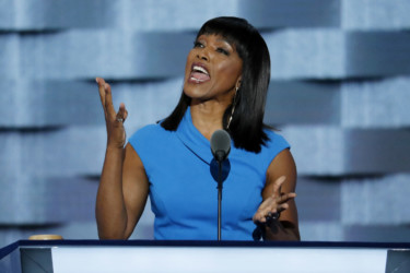 Angela Bassett Actress Angela Bassett on stage
