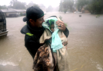 Houston seeks refuge from Harvey