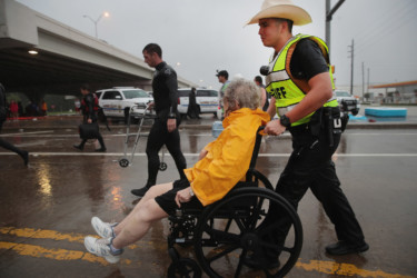 Houston seeks refuge from Harvey