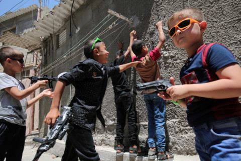Eid al-Fitr festival in Palestinian Eid al-Fitr festival in Palestinian