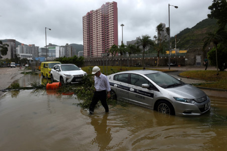 Hong Kong Typhoon