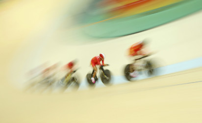 Olympians in motion: Cycling Track