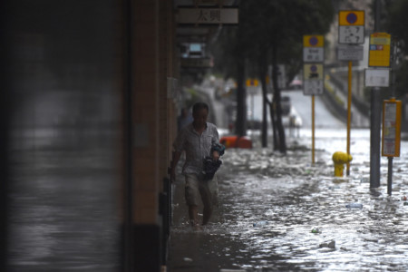 Hong Kong Typhoon