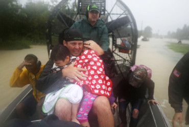 Houston seeks refuge from Harvey