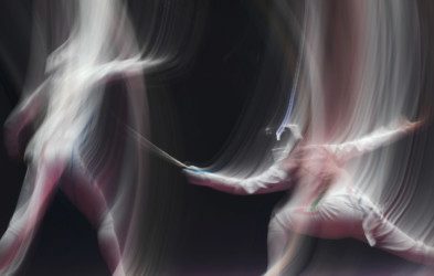 Olympians in motion: Women's Fencing