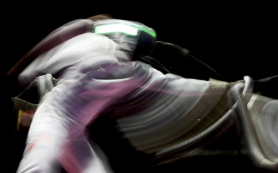 Olympians in motion: Men's Fencing