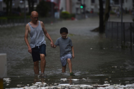 Hong Kong Typhoon
