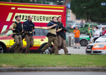 Police on the grounds Police on the grounds