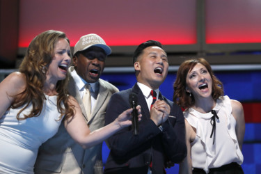 Broadway ruins everything Broadway performers singing