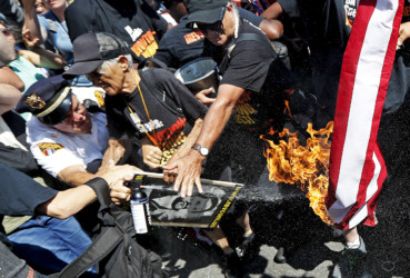 Burning the flag