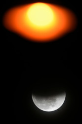 New Delhi, India Super Blue Blood Moon, India