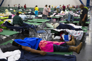 Houston seeks refuge from Harvey