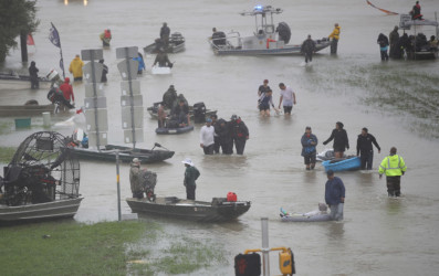 Houston seeks refuge from Harvey