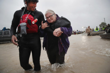 Houston seeks refuge from Harvey