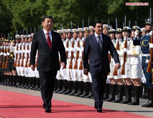 China, Turkmenistan Leaders Meet to Build Stronger Relations