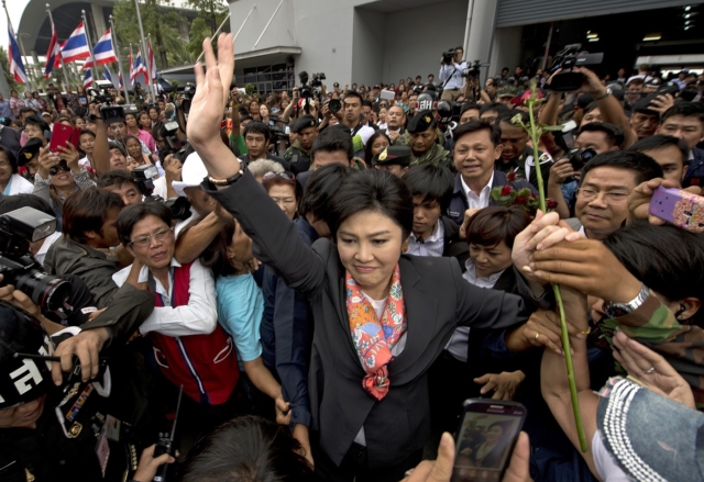 Ousted Thai Prime Minister Yingluck Shinawatra