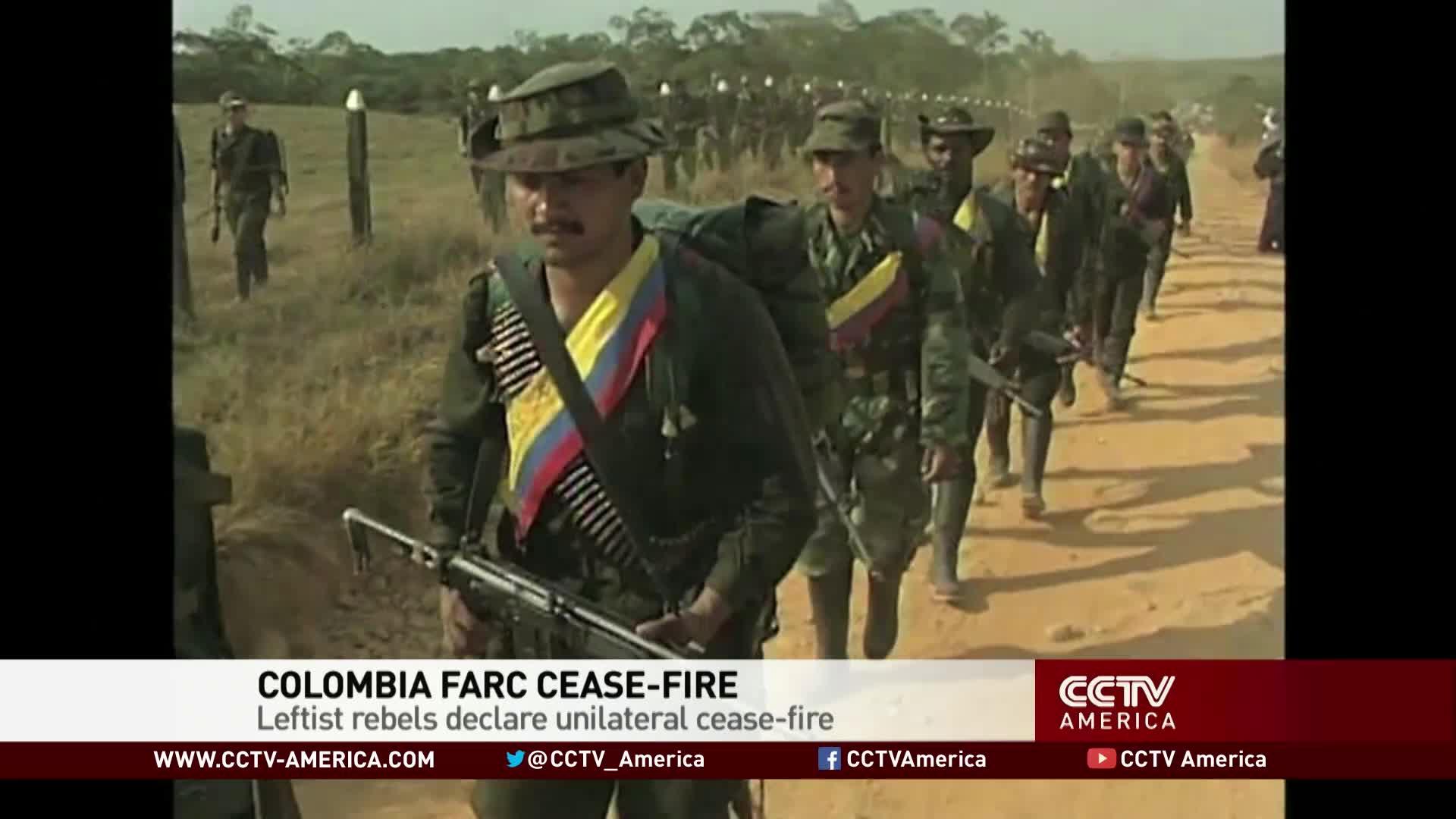 Colombia’s Leftist Rebels Declare Unilateral Ceasefire | CGTN America