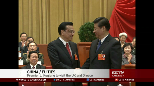 Premier Li Keqiang to visit the UK and Greece