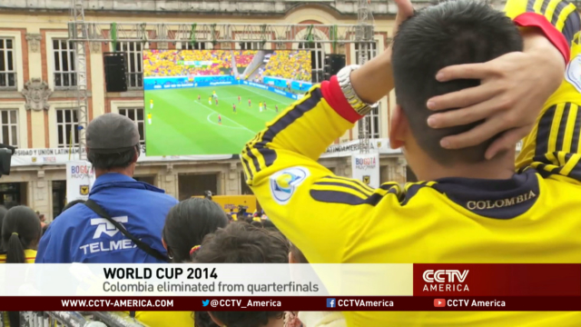 Colombia eliminated from World Cup, Brazil moves on to semifinals