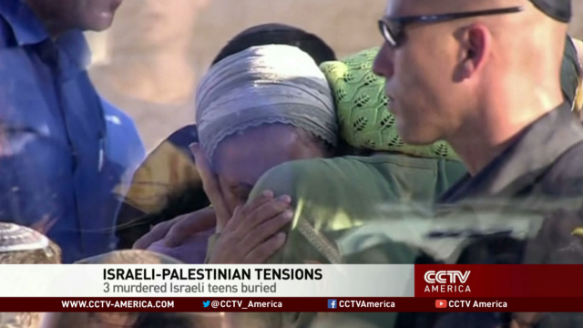 Israeli-Palestinian tensions: 3 murdered Israeli teens buried