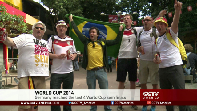 Brazil takes on Germany in World Cup semi-finals