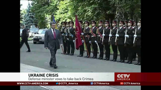 Ukraine Crisis: Defense minister vows to take back Crimea