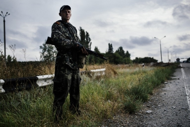 Separatist in Donetsk