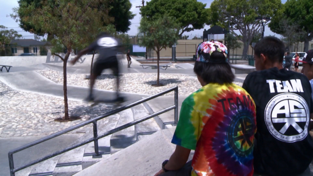 Long Beach McBride Skate Plaza