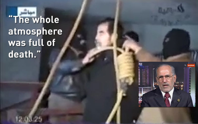 Witness to the execution of Saddam Hussein