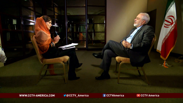 CCTV America’s Asieh Namdar interviews Iranian Foreign Minister Mohammad Javad Zarif
