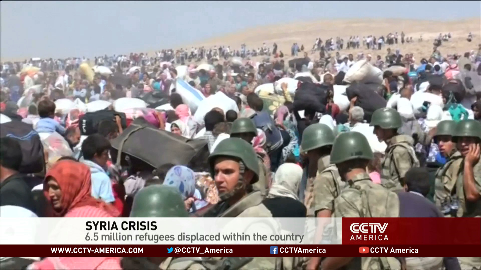 Syrian Refugees Continue To Flee To Border Countries | CGTN America