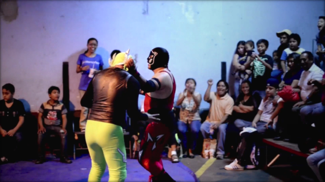 Masked wrestling match is a Guatemalan tradition