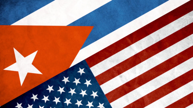 US- Cuba Flags graphic