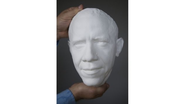 The Smithsonian-led team scanned the President earlier this year. (Smithsonian Institution) 