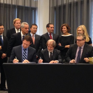 Wanda Group, Magellan Investment Partners sign deal to build $900 million Wanda Tower in Chicago  Courtesy: Jessica Stone, CCTV America