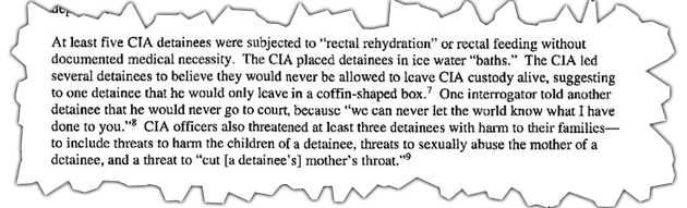 Torture report excerpt 1